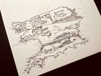 Image 4 of PREORDER A3 ACOTAR Map Print