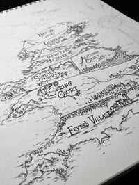 Image 5 of PREORDER A3 ACOTAR Map Print