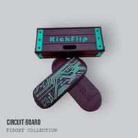 Image 2 of Magnetic Skateboard Fidget Toy: 3D Printed Desk Toy