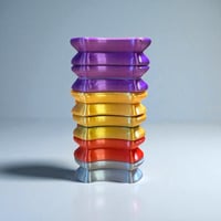 Image 2 of Magnetic Fidget Toy: 5-Way Swinger - ADHD Focus Desk Toy