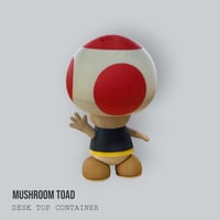 Image 3 of Mushroom Toad &amp; Toadette Desk Container