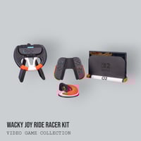 Image 1 of Wacky Joy Ride Racer Kit for Nintendo Switch: Steering Wheel, Dock, Grip