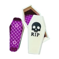Image 8 of Kickflip Magnetic Fidget Skateboard - Coffin Edition