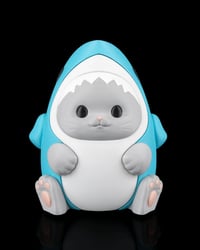 Image 3 of Sharkitty Table Lamp: Kawaii Cat Shark Night Light