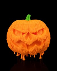 Image 2 of Pumpkin Candy Dish – Creepy Halloween Treat Bowl with Lid