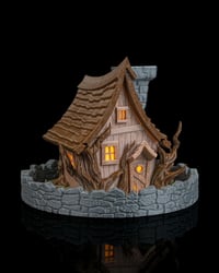 Image 3 of Ghost Manor Lamp: Gothic Haunted House Table Light