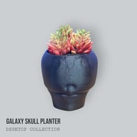 Image 7 of Mini Marble Skull Planter