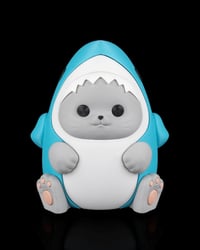 Image 4 of Sharkitty Table Lamp: Kawaii Cat Shark Night Light