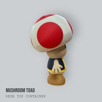 Image 9 of Mushroom Toad &amp; Toadette Desk Container