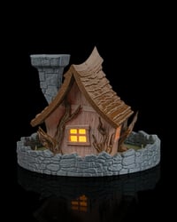 Image 4 of Ghost Manor Lamp: Gothic Haunted House Table Light
