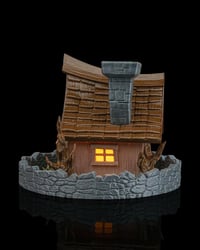 Image 5 of Ghost Manor Lamp: Gothic Haunted House Table Light