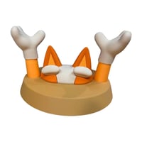 Image 7 of Blue Heeler Family Controller Stand | Gaming Desk Decor