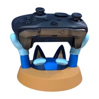 Image 8 of Blue Heeler Family Controller Stand | Gaming Desk Decor
