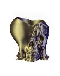 Image 8 of Dripping Skull Planter – Gothic Halloween Home Decor