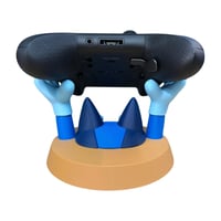 Image 10 of Blue Heeler Family Controller Stand | Gaming Desk Decor