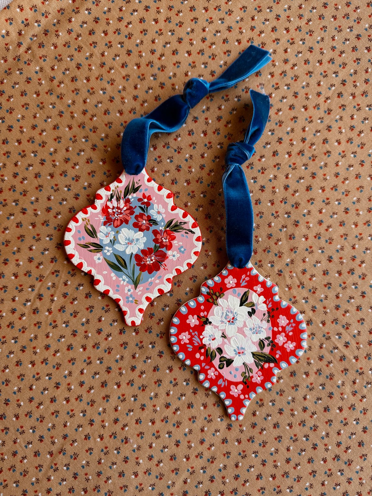 Image of Hand-Painted Holiday Ornament Workshop at Flamingos Coffee Bar (Exeter, NH)