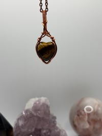 Image 3 of Tigers eye heart