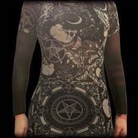 Image 1 of Pre worn blackcraft baroque printed mesh fitted shirt