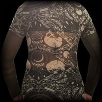 Image 3 of Pre worn blackcraft baroque printed mesh fitted shirt