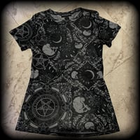Image 4 of Pre worn blackcraft baroque printed mesh fitted shirt