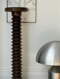 Image 1 of Turned Wood Pedestal, Column or Plinth, First Half 20th Century