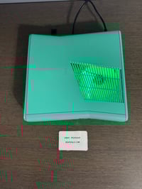 Image 3 of Xbox 360 Slim 500Gb Custom Green Seafoam BADAVATAR W/ Custom Fan 