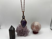 Image 1 of Lepidolite + Ethiopian opal