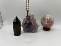 Image 3 of Lepidolite + Ethiopian opal
