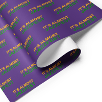 Image 2 of Mardi Gras Colors - Wrapping paper
