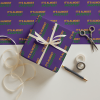 Image 3 of Mardi Gras Colors - Wrapping paper