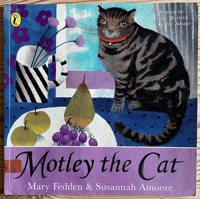 Image 1 of Motley the cat illustrations by Mary Fedden