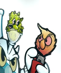 Image 3 of "BAD TO THE BONG" Plexiglas Cut 