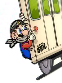 Image 2 of  "TRAINBOY MARIO EDITION" Plexiglas Cut 
