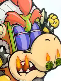 Image 4 of "BOWSER TRAIN" Plexiglas Cut 