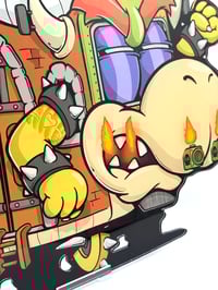 Image 5 of "BOWSER TRAIN" Plexiglas Cut 