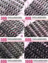 Image 4 of KIT EXTENSION DE CILS - 12 types de kits de grappes de cils, Mega/Ultra/Dramatic/Volume/Full/Spikes