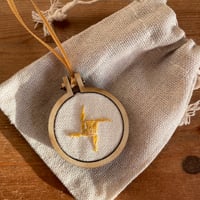 Image 2 of Brigid’s Cross Miniature Embroidery 