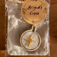 Image 3 of Brigid’s Cross Miniature Embroidery 