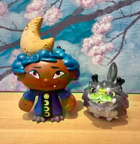 Image 7 of 'Moon Dragon and Wolf' 2-pc Custom Figures by Elisabeth Holmes
