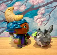 Image 6 of 'Moon Dragon and Wolf' 2-pc Custom Figures by Elisabeth Holmes