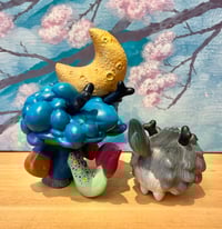 Image 5 of 'Moon Dragon and Wolf' 2-pc Custom Figures by Elisabeth Holmes