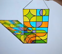 Image 2 of Bright Retro Geo Panel