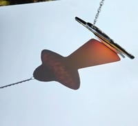 Image 3 of Stained Glass UFO - Blue, Yellow, Green, Orange