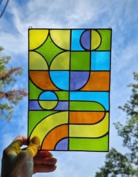 Image 4 of Bright Retro Geo Panel