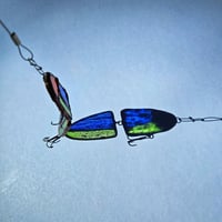 Image 4 of Stained Glass Fishing Lure - Blue, Green, and Orange