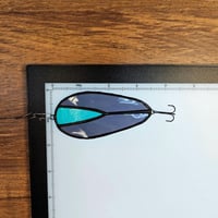 Image 5 of Stained Glass Fishing Lure - Blue & Purple