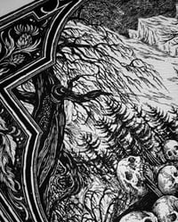 Image 4 of Art print - Skulls of Motala - Illustration in black and white 