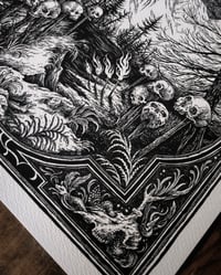 Image 6 of Art print - Skulls of Motala - Illustration in black and white 