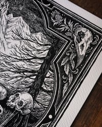 Image 5 of Art print - Skulls of Motala - Illustration in black and white 
