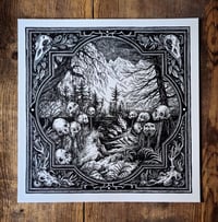 Image 1 of Art print - Skulls of Motala - Illustration in black and white 